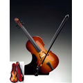 Cello Miniature with Stand & Case 9"H